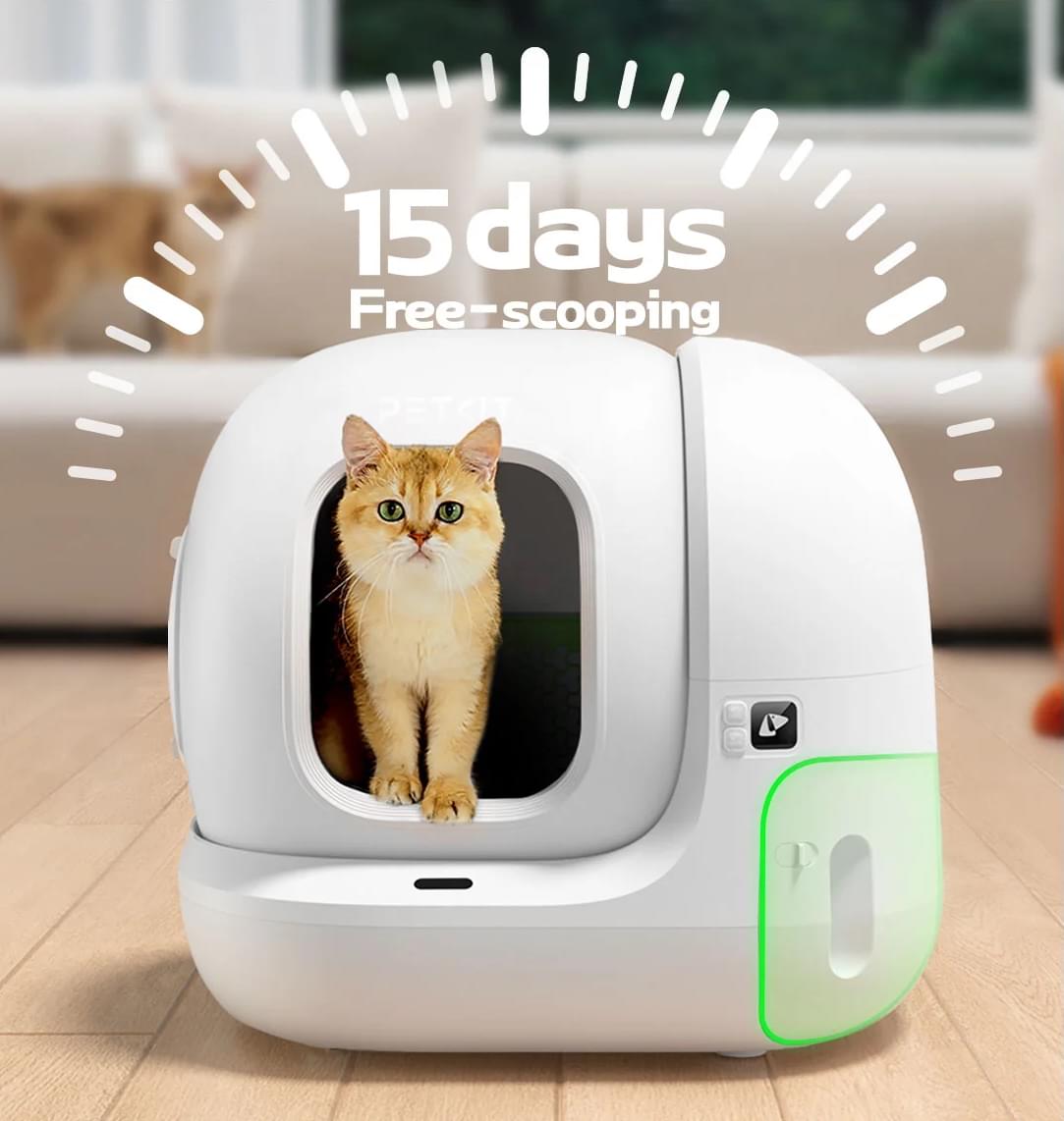 PETKIT Pura Max 2 Lettiera Autopulente Per Gatti - Intelligente, Antiodore, Controllo App, 76L - Foto 1