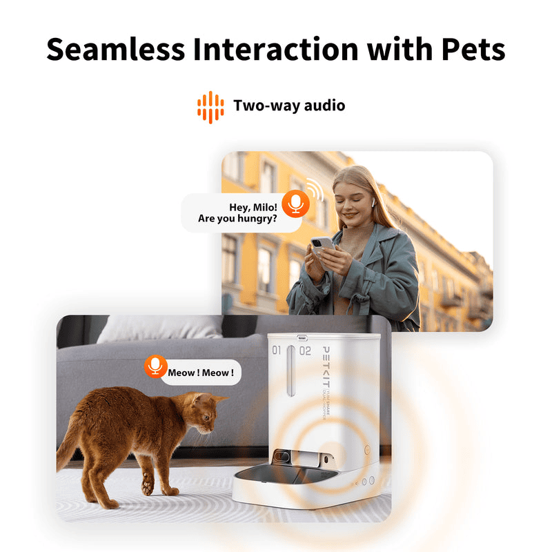 PETKIT YumShare Dual Hopper with Camera - TeqClub.com