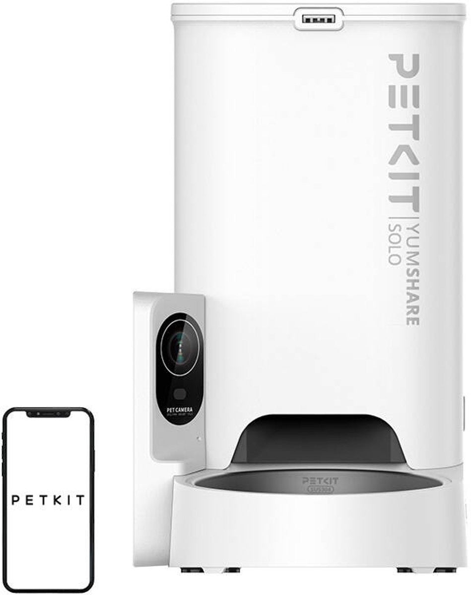 PETKIT - YumShare Solo met Camera White & PETKIT - Feeder Desiccant bundle - TeqClub.com