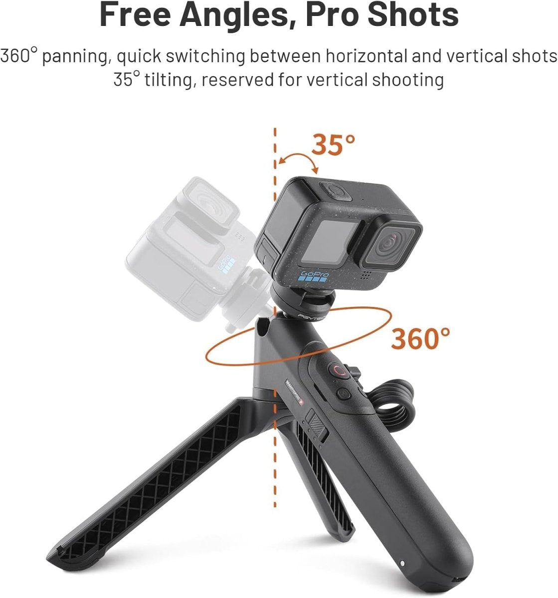 PGYTECH CapLock MantisPod Power for Insta360 X3 - TeqClub.com