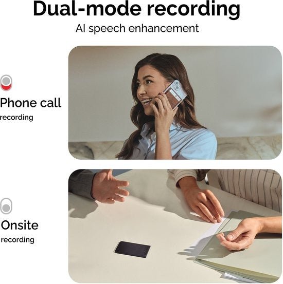 PLAUD NOTE Power Bundel - LLM Empowered AI Voice Recorder - AI Memorecorder - TeqClub.com