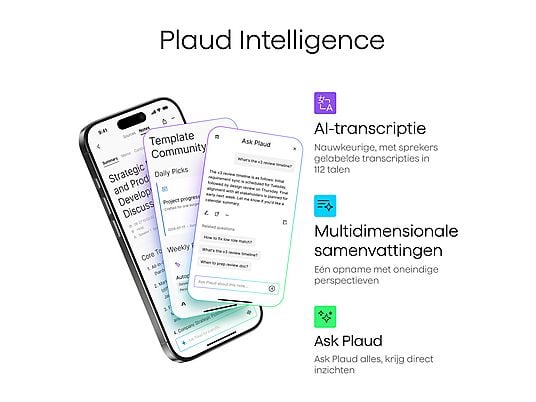 Plaud Note Pro Black+ Pro Plan - TeqClub.com