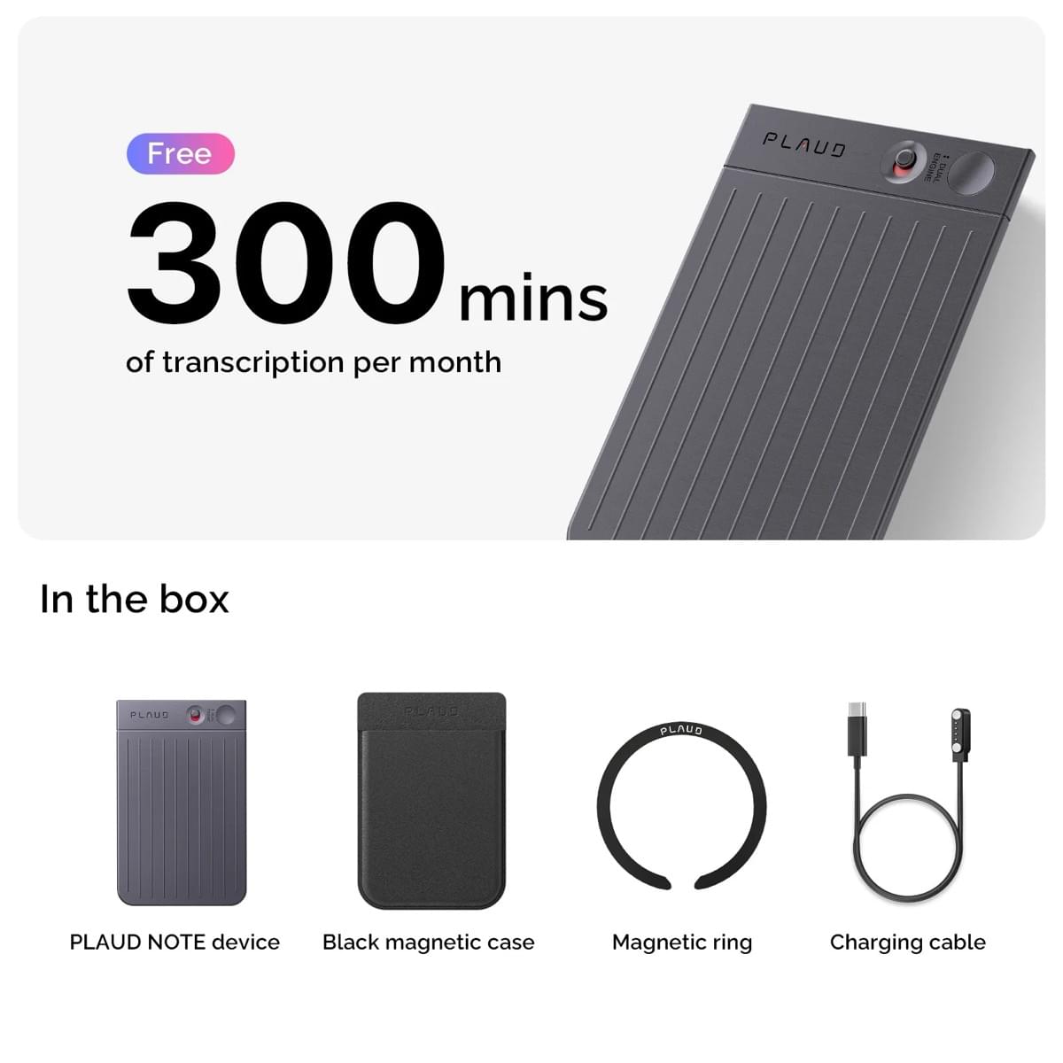 PLAUD NOTE AI Voice Recorder ブラック Plaud Note - Products | Plaud US