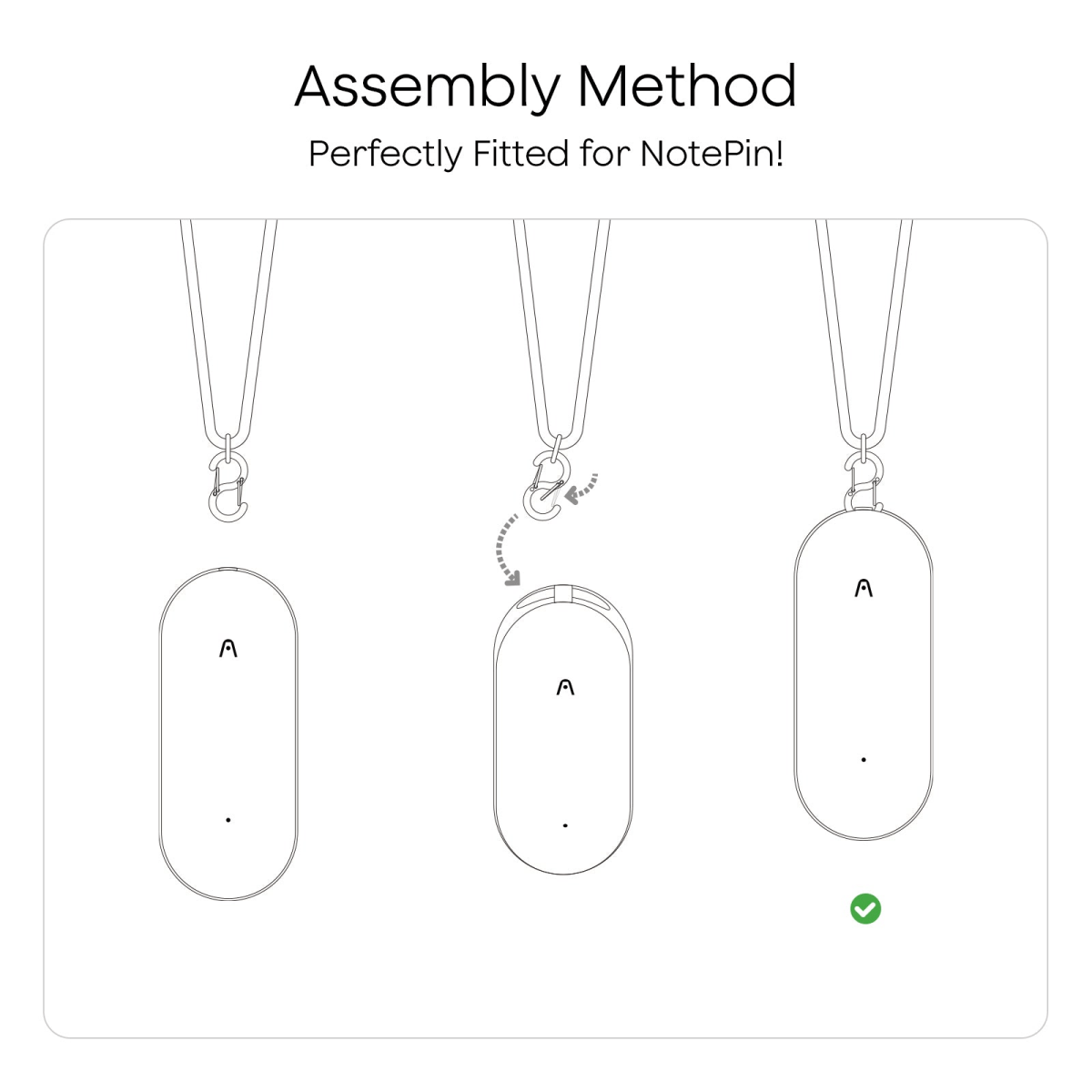PLAUD NotePin Lanyard - TeqClub.com