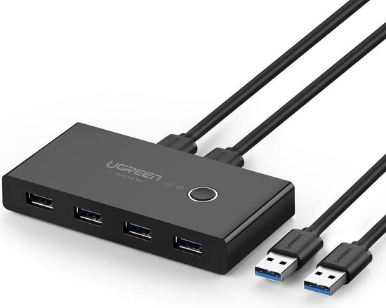 UGREEN 2 In 4 Out USB 3.0 Sharing Switch Box - TeqClub.com