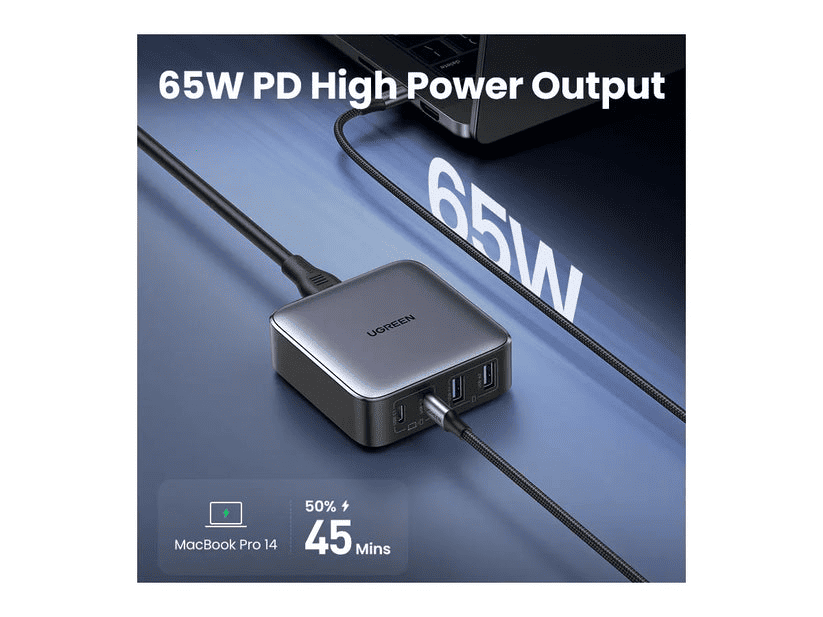 UGREEN Nexode 65W Desktop Charger EU - TeqClub.com