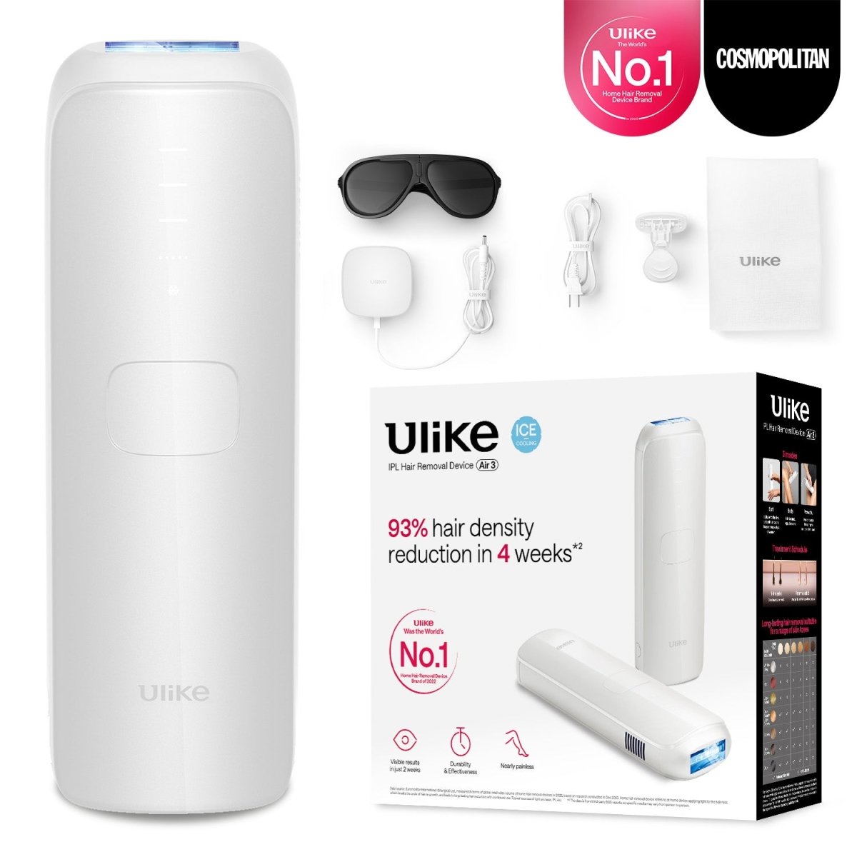 Ulike IPL Hair Removal Device Air3 新品未使用 Amazon.com: Ulike Laser Hair Removal for Women and Men, Air 3 Ice
