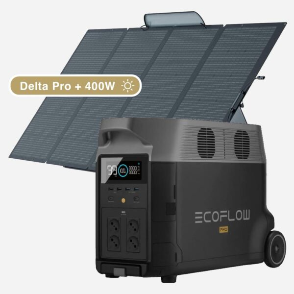 EcoFlow Delta pro camper bundel 400w