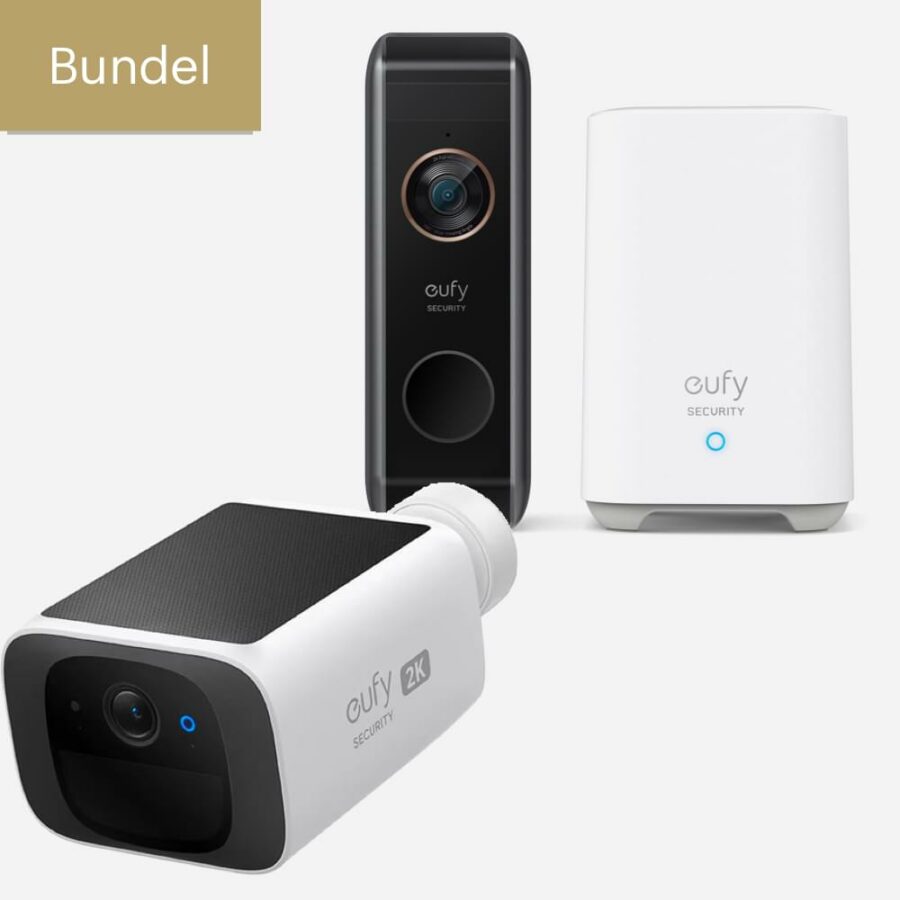 Eufy SoloCam S220 Dual Lens Deurbel Bundel