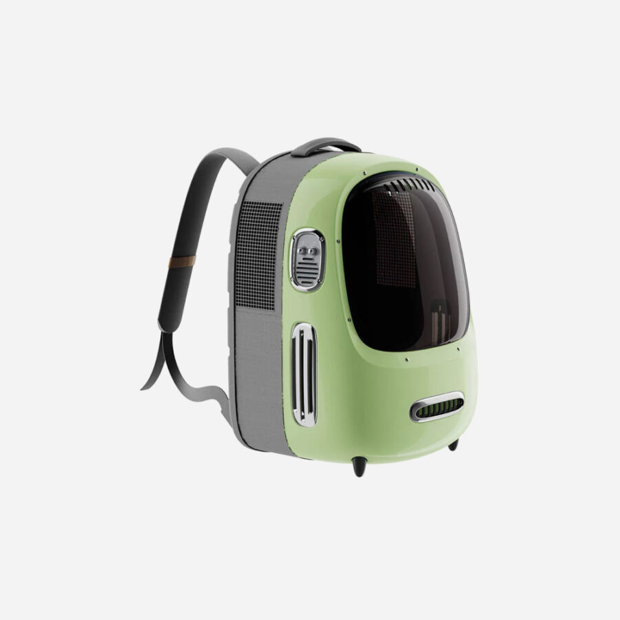 PetKit Breezy2 smart - kattenrugzak -schuin