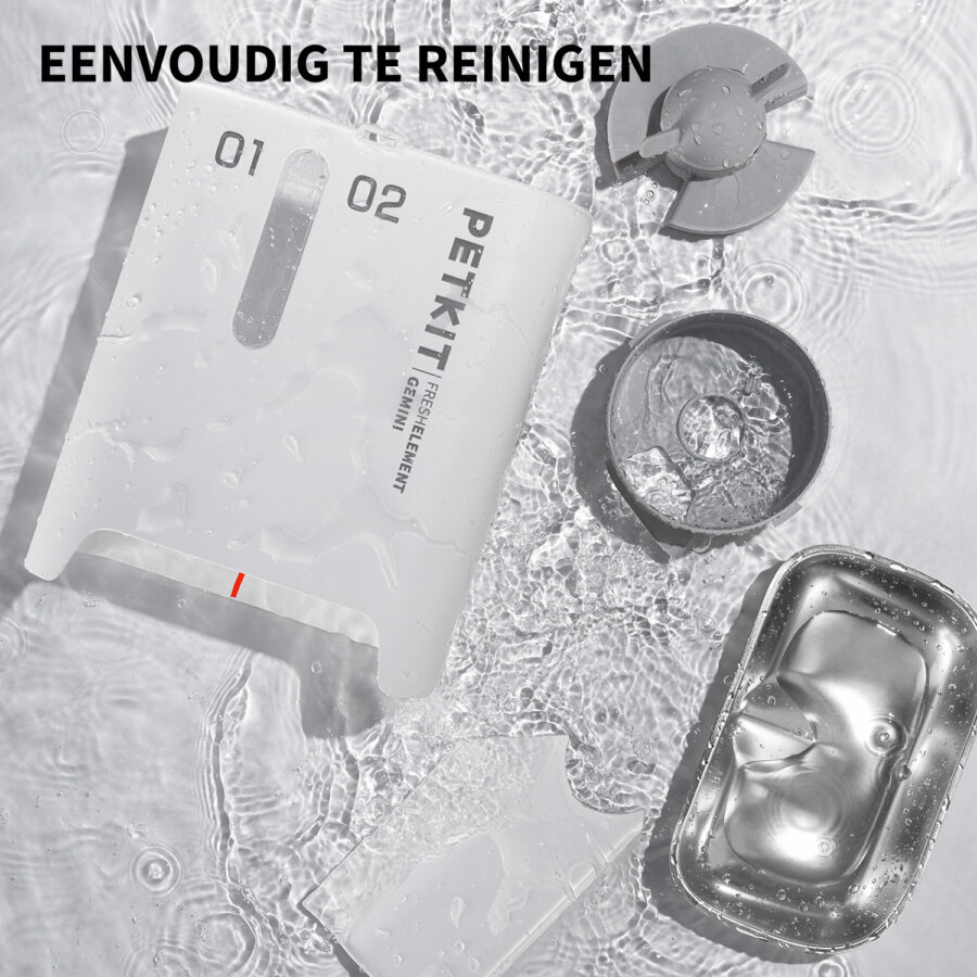 PetKit Fresh Element Gemini - Voerautomaat - eenvoudig te reinigen