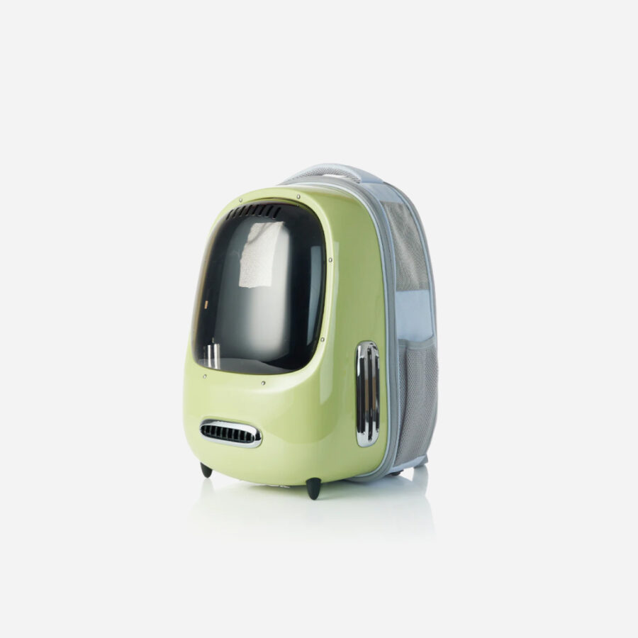 PetKit Breezy2 smart - kattenrugzak - groen- anderezijkant