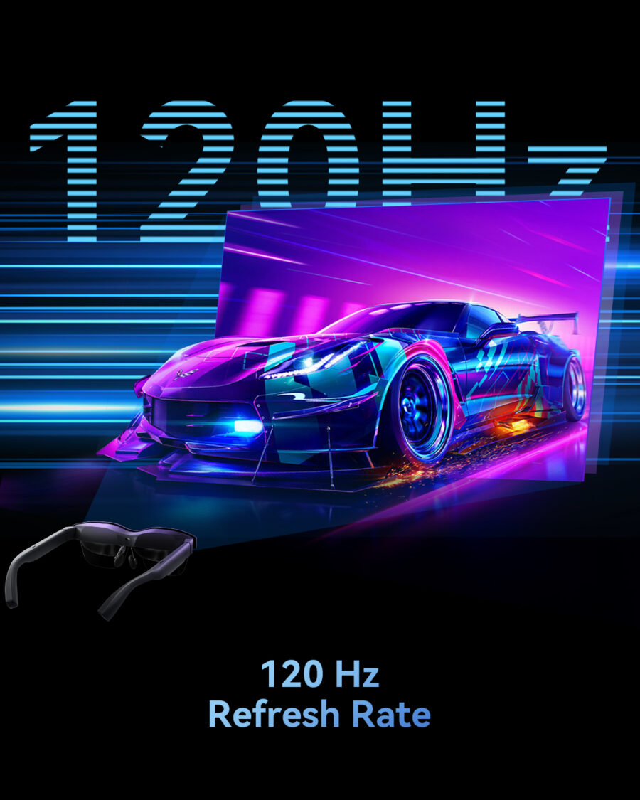 rayneo air 2 120 Hz refresh rate