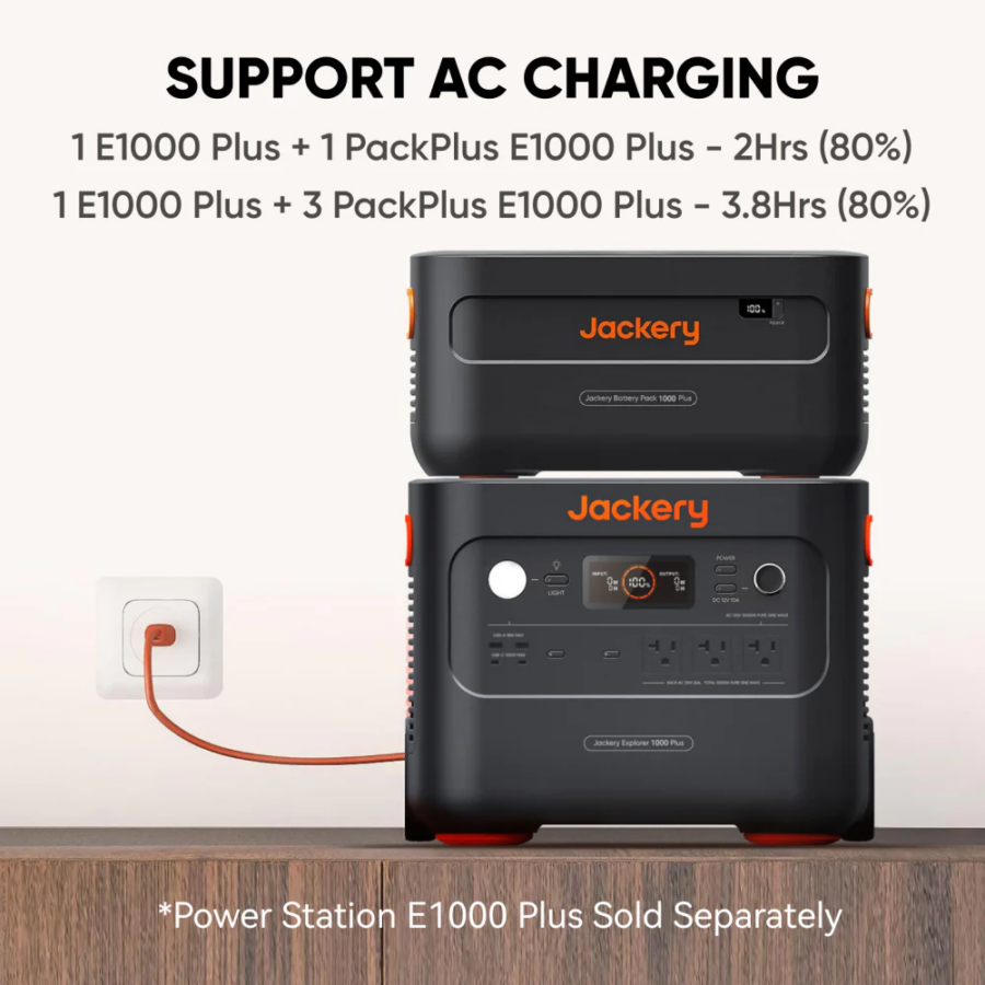 Jackery Explorer 1000 plus - Batterij pakketlifestyle4